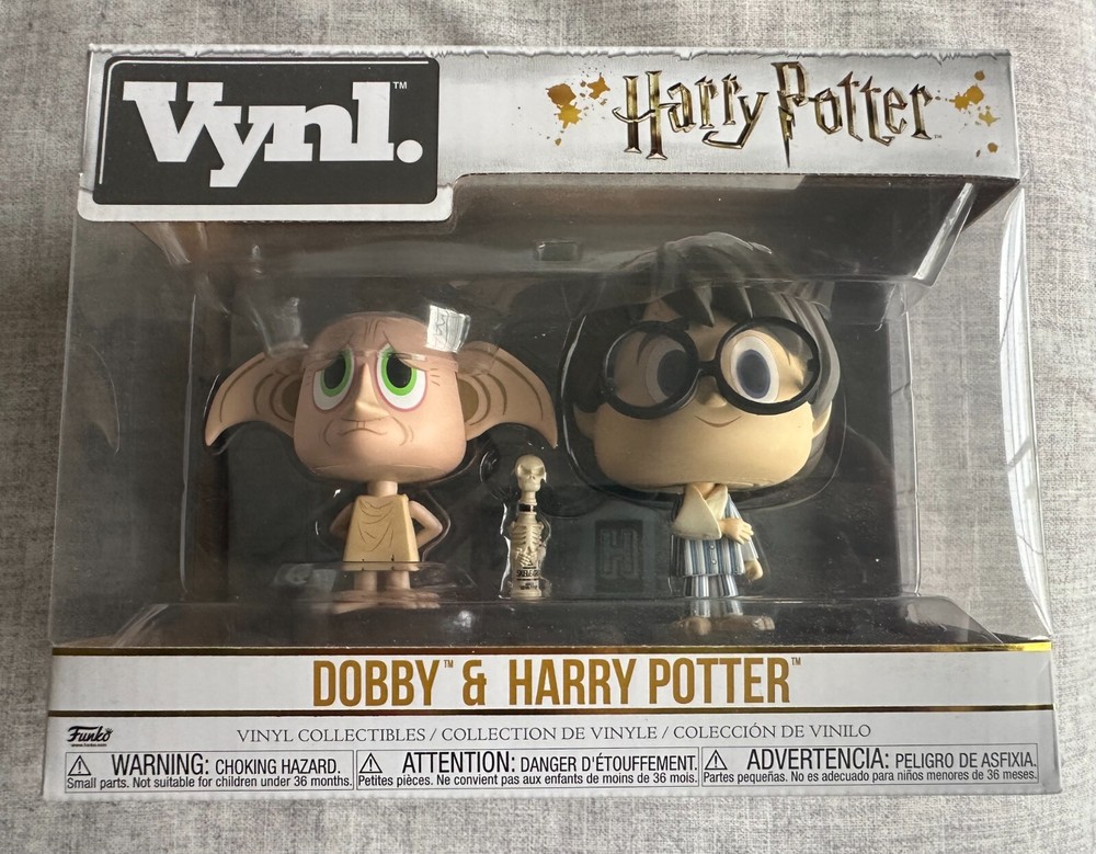 Harry Potter and Dobby Funko Pop Vynl Figure Duo  