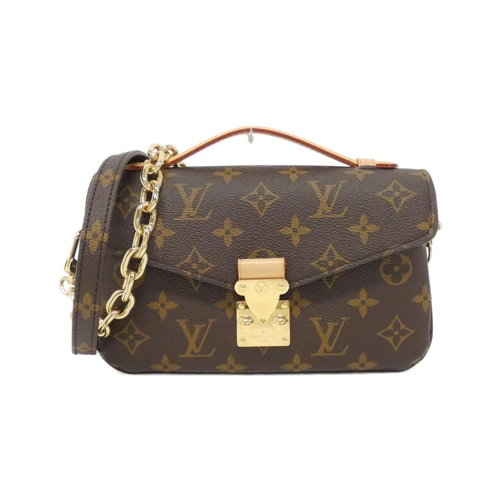 Authentic Louis Vuitton Monogram Pochette Metis EW Shoulder Bag M46279 #260