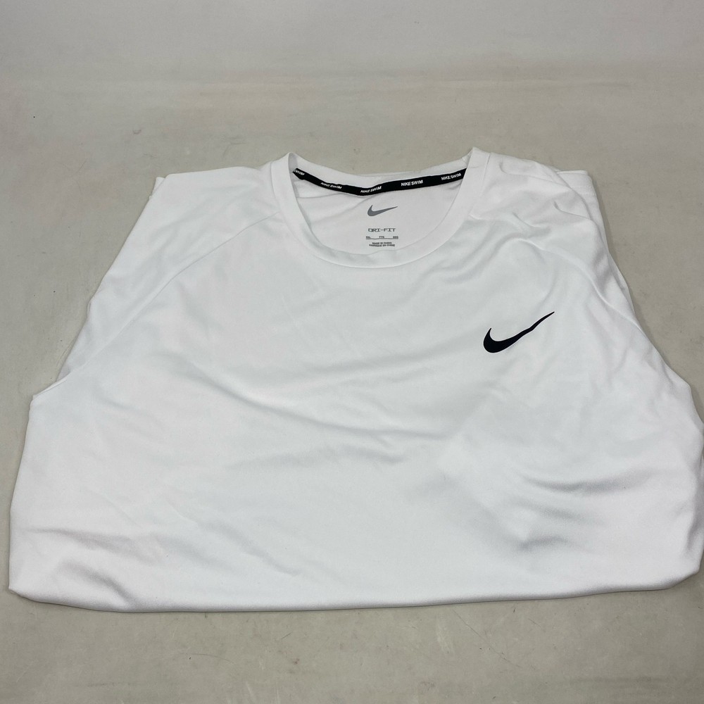 Nike Dri-FIT Hydroguard Swim Tee White Men’s XXL UPF 40+
