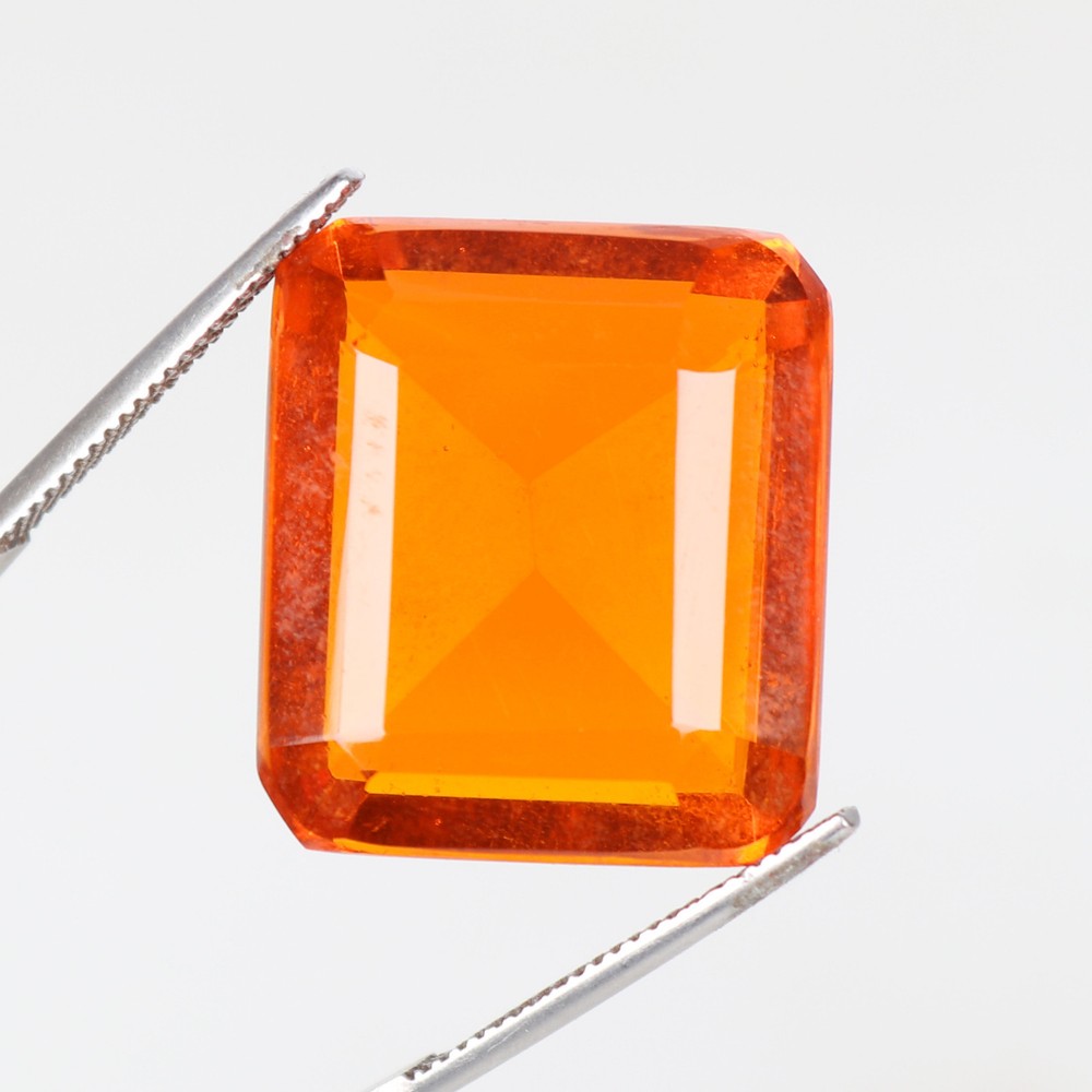 43.36 Ct Emerald Cut Yellow Citrine Loose Gemstone Black Friday Lab-Created