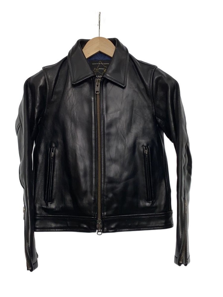 Kadoya Leather Jacket Blouson/Xxs/Cowhide/Blk 2289
