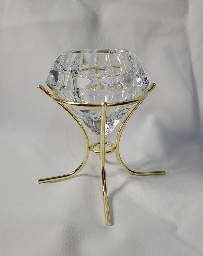 Partylite 5-inch Diamond Solitaire Votive Candle Holder with Stand