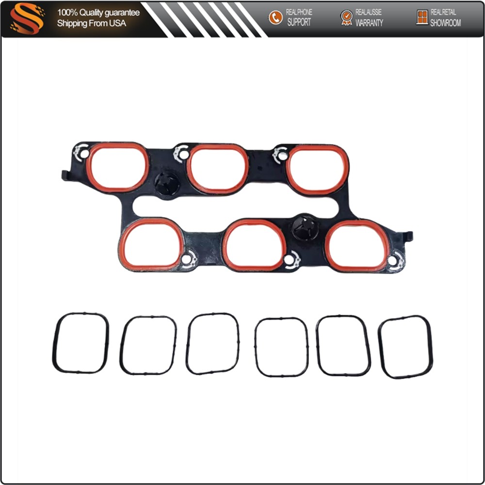 Intake Manifold Gasket Set Lower Upper for 2010-2017 Chevy Cadillac GMC 3.6L V6
