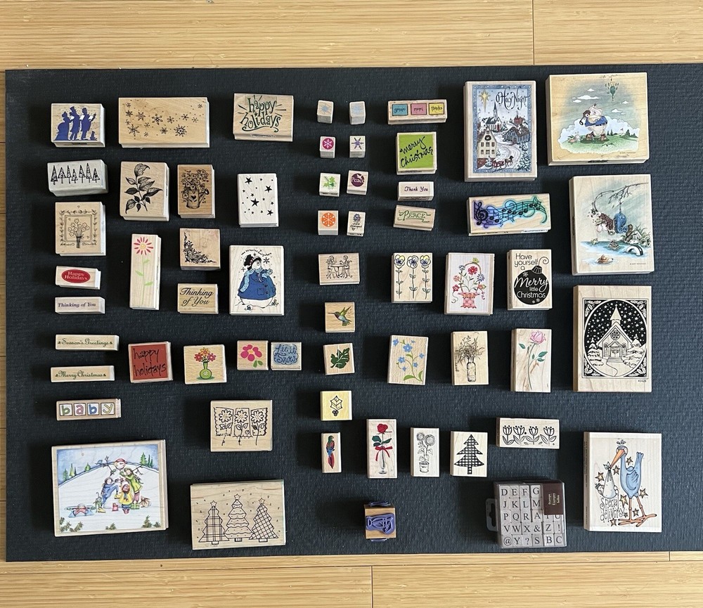 Vintage Lot of 59 Rare Stamp Collectibles for Sale