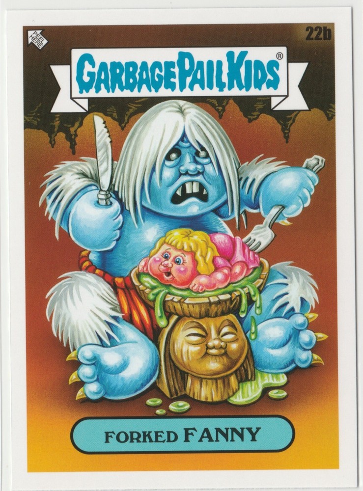 Forked Fanny #22b Garbage Pail Kids GPK 2023 Intergoolactic Mayhem Trading Card