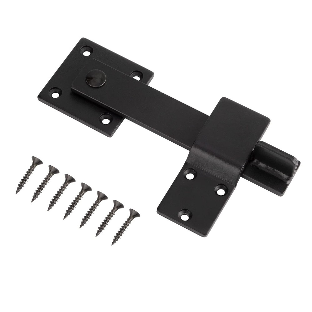 CHIJANE 6 Inch Heavy Duty Farm Flip Gate Latch Solid Barn Door Lock Hardware