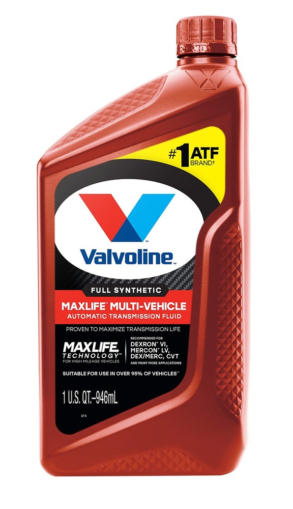 Valvoline Multi-Vehicle ATF Full Synthetic Automatic Transmission 1 QT, Red