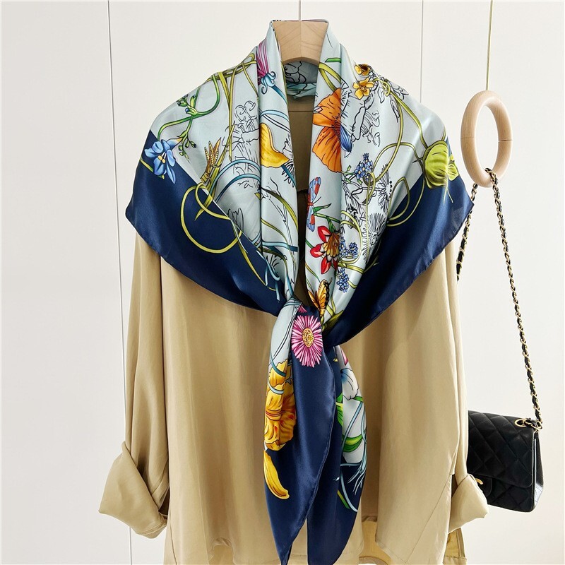 Mulberry Silk Square Scarf 43