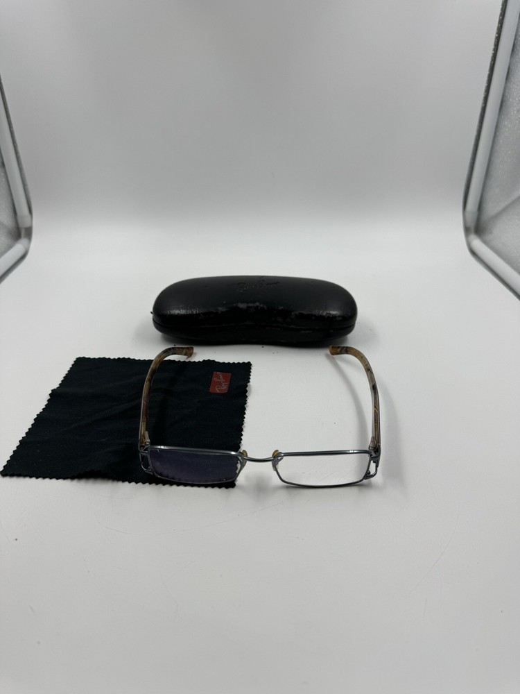 Ray-Ban RB 6207 2509 Black Clear Eyeglasses Frame 52-16-135 Eyewear With Case