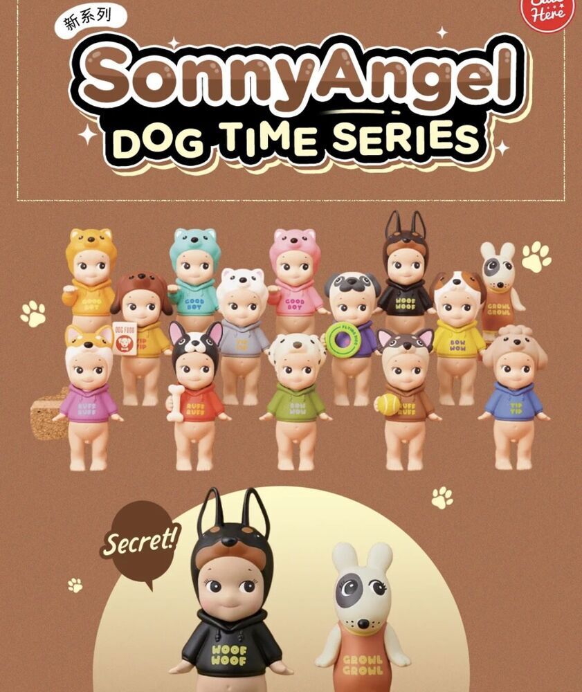 Authentic Sonny Angel Dog Time Series Mini Figure Confirmed Blind Box Gift Doll