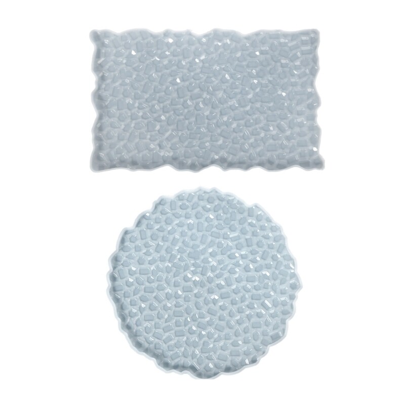 Silicone Resin Tray Mold for DIY Coasters Jewelry Box Home Decor