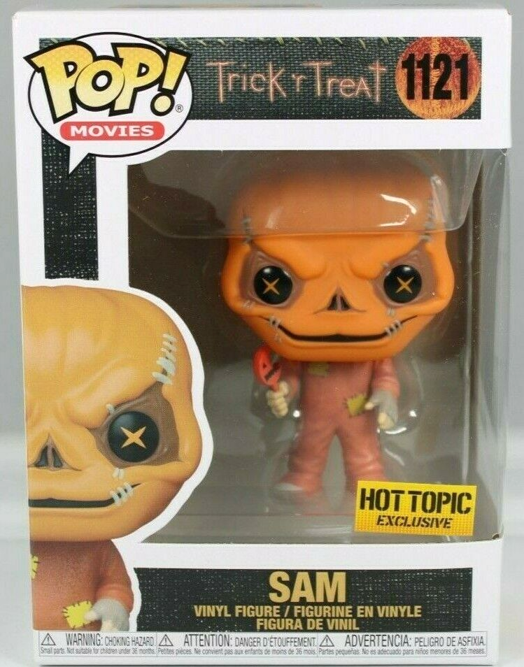 FUNKO POP! MOVIES HORROR TRICK R TREAT EXCLUSIVE SAM UNMASKED VINYL FIGURE #1121