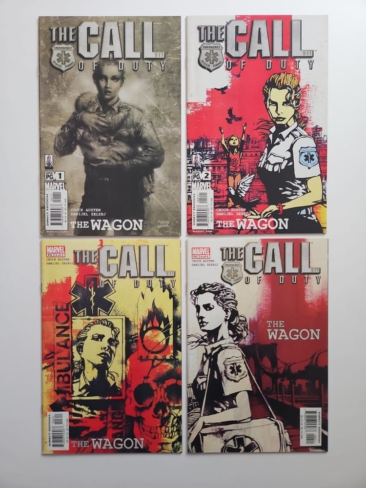 The Call of Duty: The Wagon #1-4 Complete Series Set (Marvel 2002) Lot 1 2 3 4