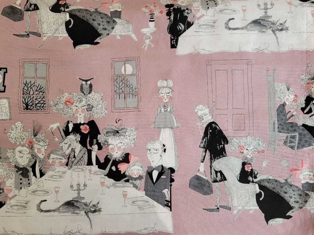 Alexander Henry The Ghastlies Night Fabric 108×90cm USA Cotton