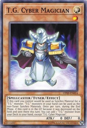 3x T.G. Cyber Magician OP09-EN014 Common Unlimited Near Mint English