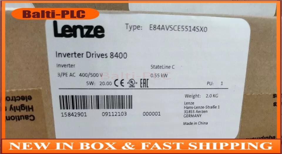 1PC LENZE E84AVSCE5514SX0 Frequency Converter New In Box Expedited Shipping