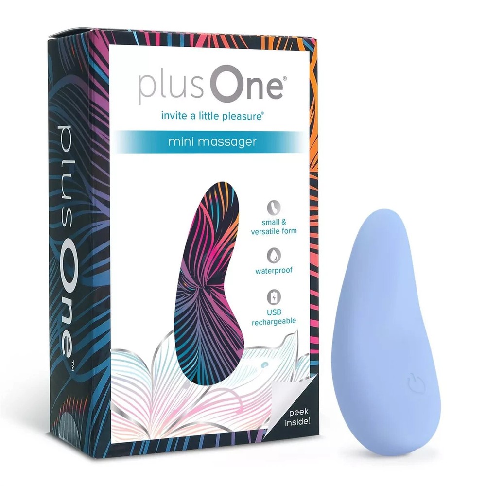 NEW plusOne Mini Massager 10 Vibration Settings