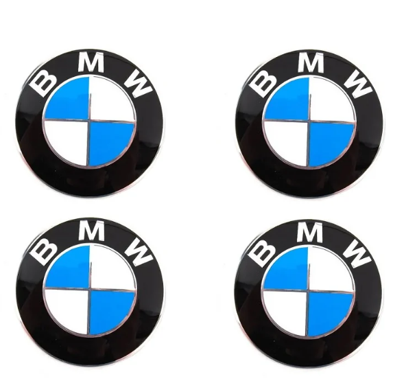 4PCS Genuine 56mm BMW Wheel Center Hub Caps Logo Badge Emblem Original 4x 56mm