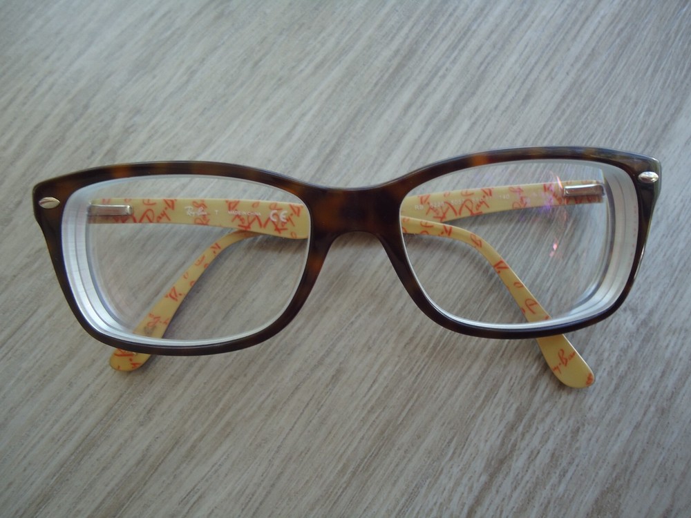 RAY-BAN Eyeglasses RB5228 5057 Brown Tortoise Full Rim FRAMES 55-17-140 Unisex