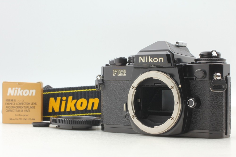 Honeycomb [N MINT] Nikon FE2 FE 2 Black SLR 35mm Film Camera Body from JAPAN