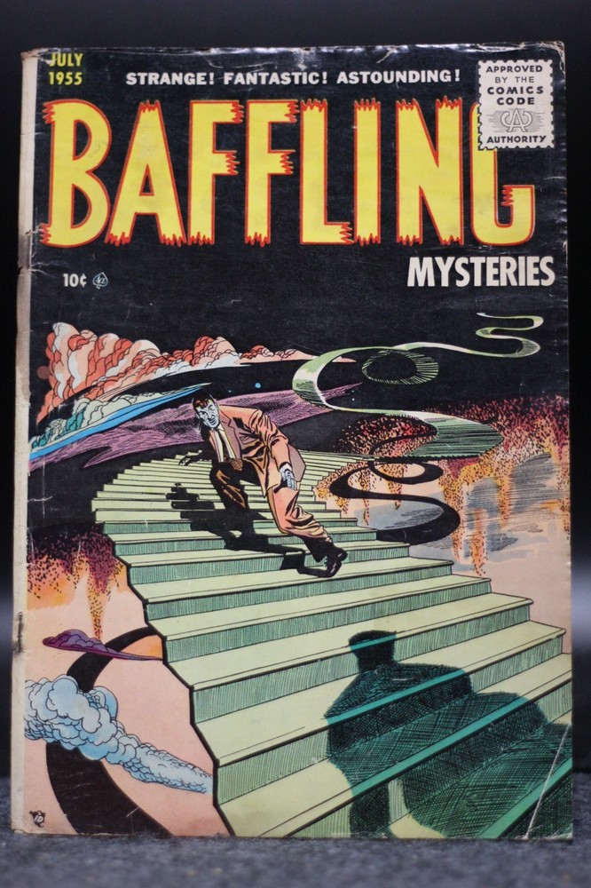 Baffling Mysteries (1951) #25 Surrealish Cover Zansky Cover Ace Gene Colan GD+