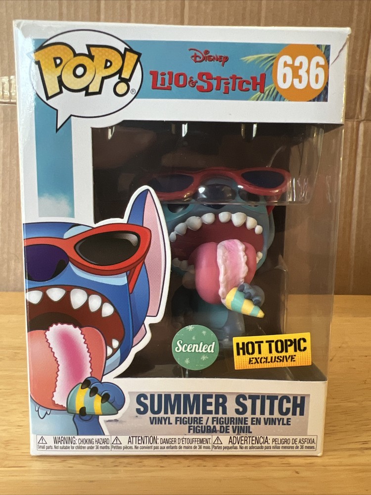 Funko Pop Disney Lilo & Stitch #636 Summer Stitch Scented Hot Topic Exclusive