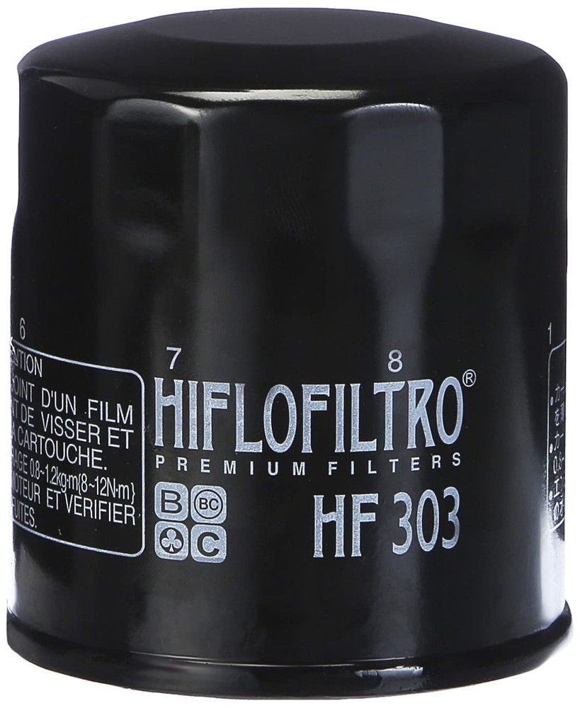 HiFloFiltro HF303 Black Premium Oil Filter for Enhanced Engine Performance