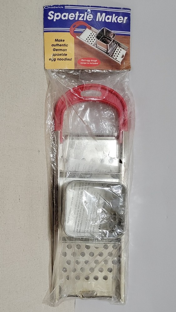 Vintage 1992 Chadwick Spaetzle Maker for Homemade Noodles Dumplings - New