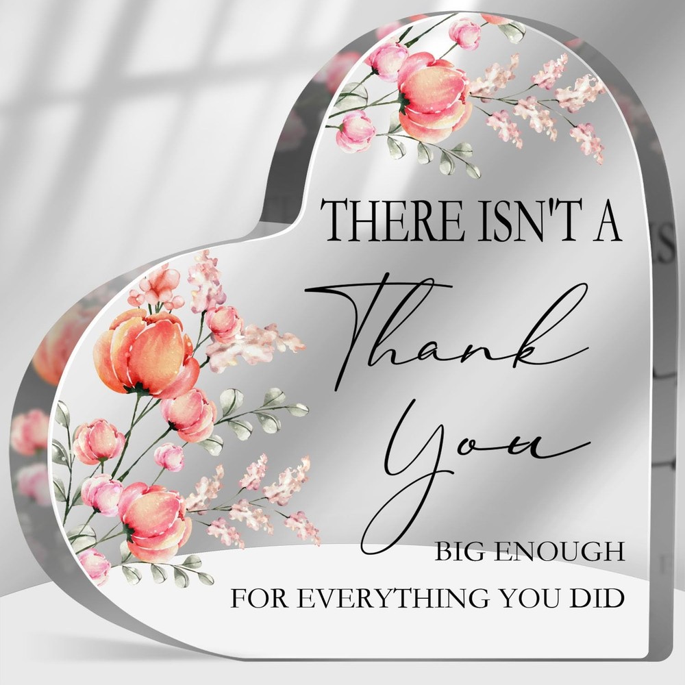 Thank You Presents for Men, Office Desk Decor Motivational, Inspirational Acr...