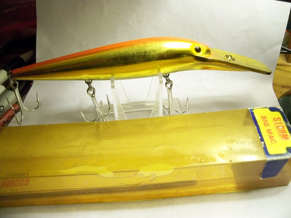 (1) Pre Rapala Storm Big Mac, 7in., 1-1/4oz., #DR109, Crankbait,Old Tackle, Box
