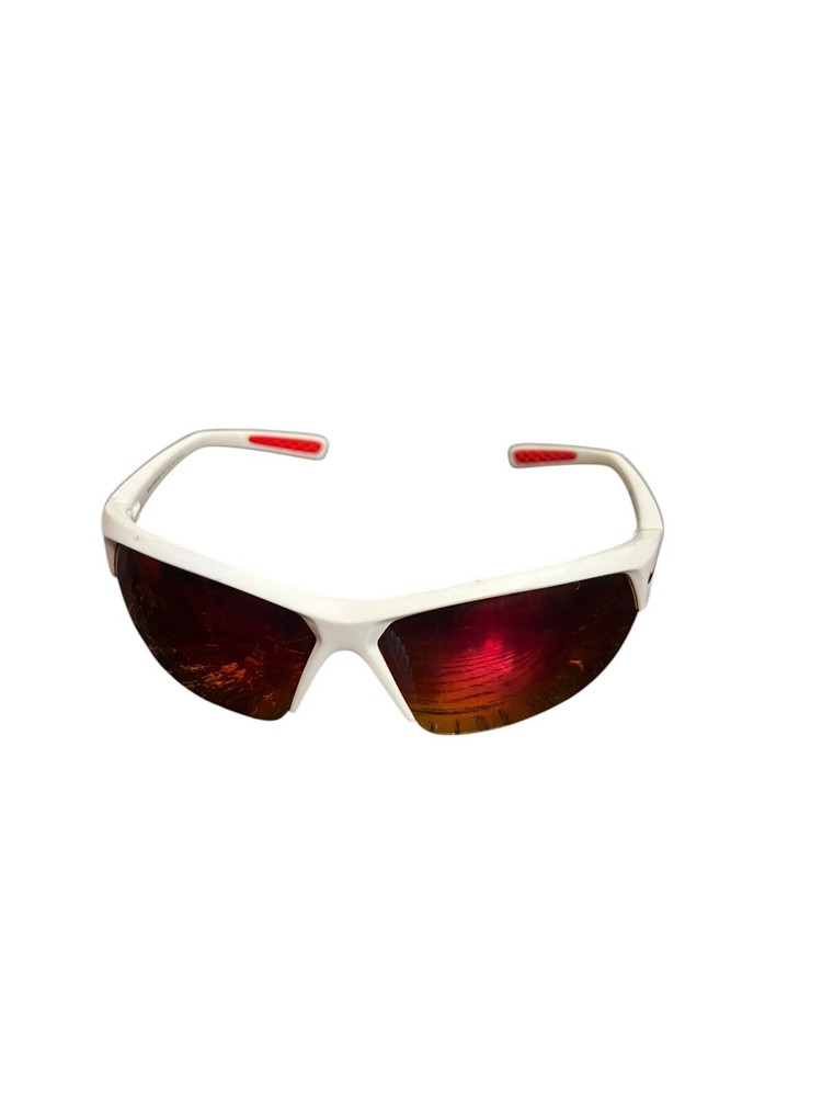 Men Nike Skylon Ace EV1125-106 White Frames Red Mirror Flash Lenses