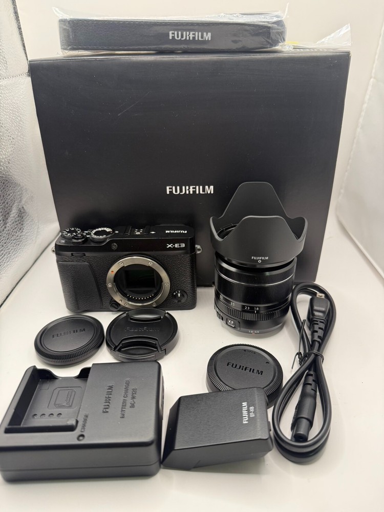 【Mint】Fujifilm X-E3 24MP Camera with 18-55mm Lens, EF-X8 Flash from Japan