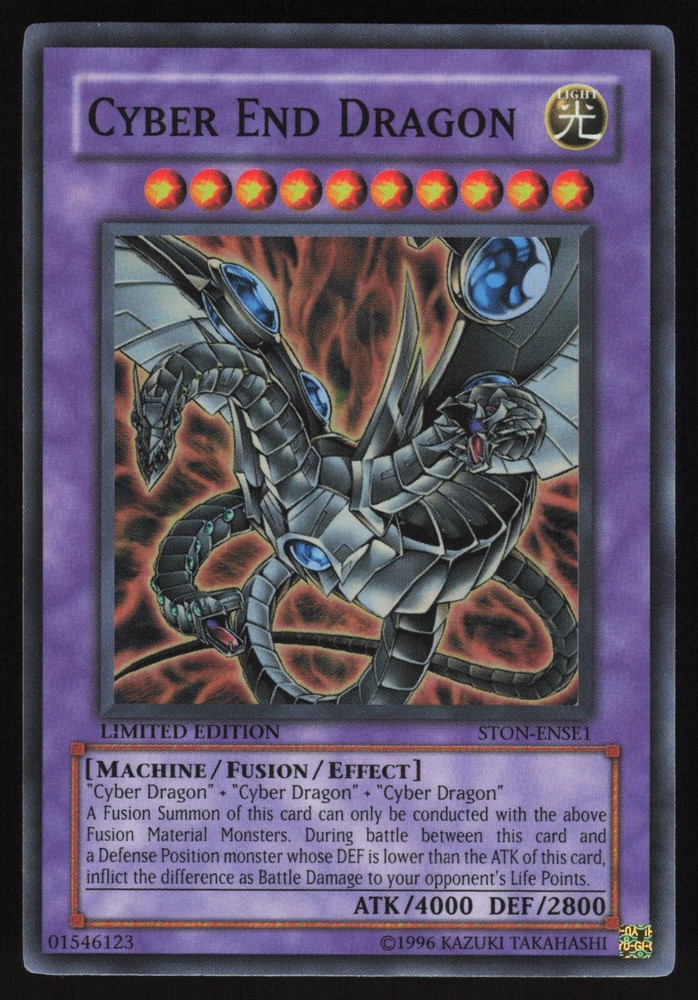 Cyber End Dragon ALT ART PROMO STON-ENSE1 Super Rare Limited Yugioh Card-image