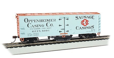 Bachmann 16335 HO Scale Track Cleaning 40' Wood Reefer Oppenheimer