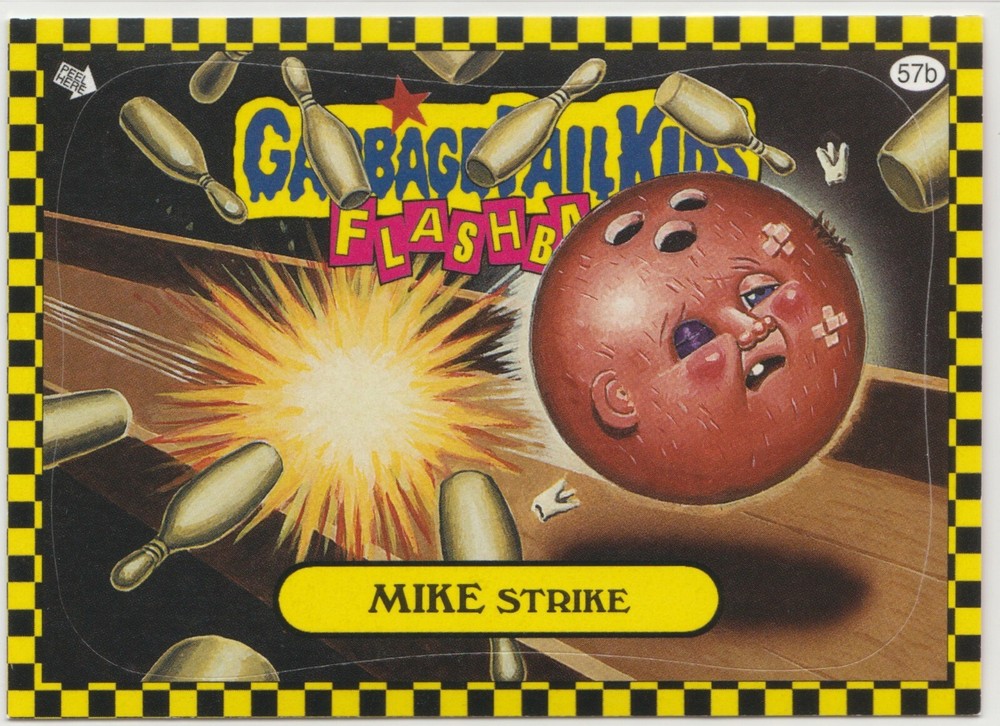 Mike Strike #57b Garbage Pail Kids 2010 Flashback Series 1 FB1 GPK Card