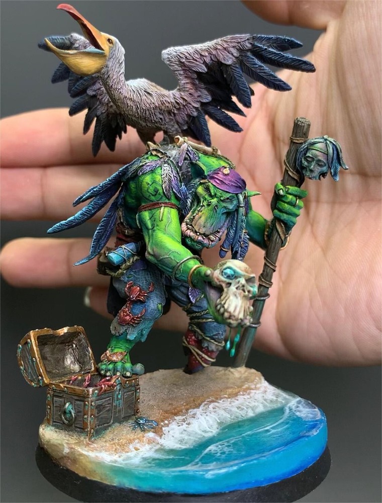 Sea orcs Painted Gallery Army Games Workshop Miniature model Forge World