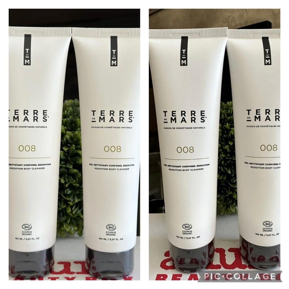 4-Pack TERRE DE MARS 008 Reddition Body Cleanser 5.07oz Full Size New-image