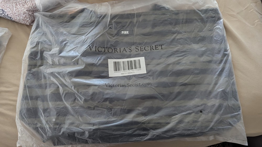 Victoria's Secret Large Pink Logo Tote Bag for Women