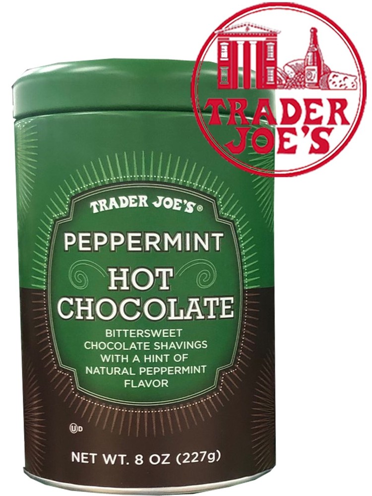 Trader Joe's Peppermint Hot Chocolate  NET WT 8 OZ