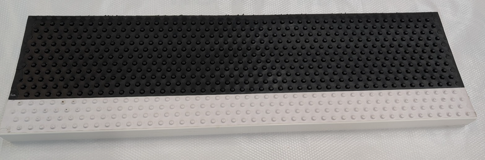 4256132C1 International School Bus Step Floor Tread Approx. 31 x 9 Black White