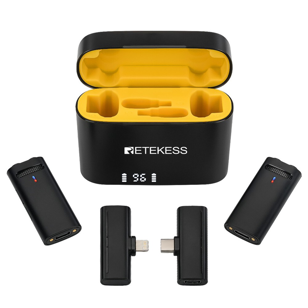 RETEKESS TG103 Wireless Lav Mic Kit for Live Streaming and Broadcasts