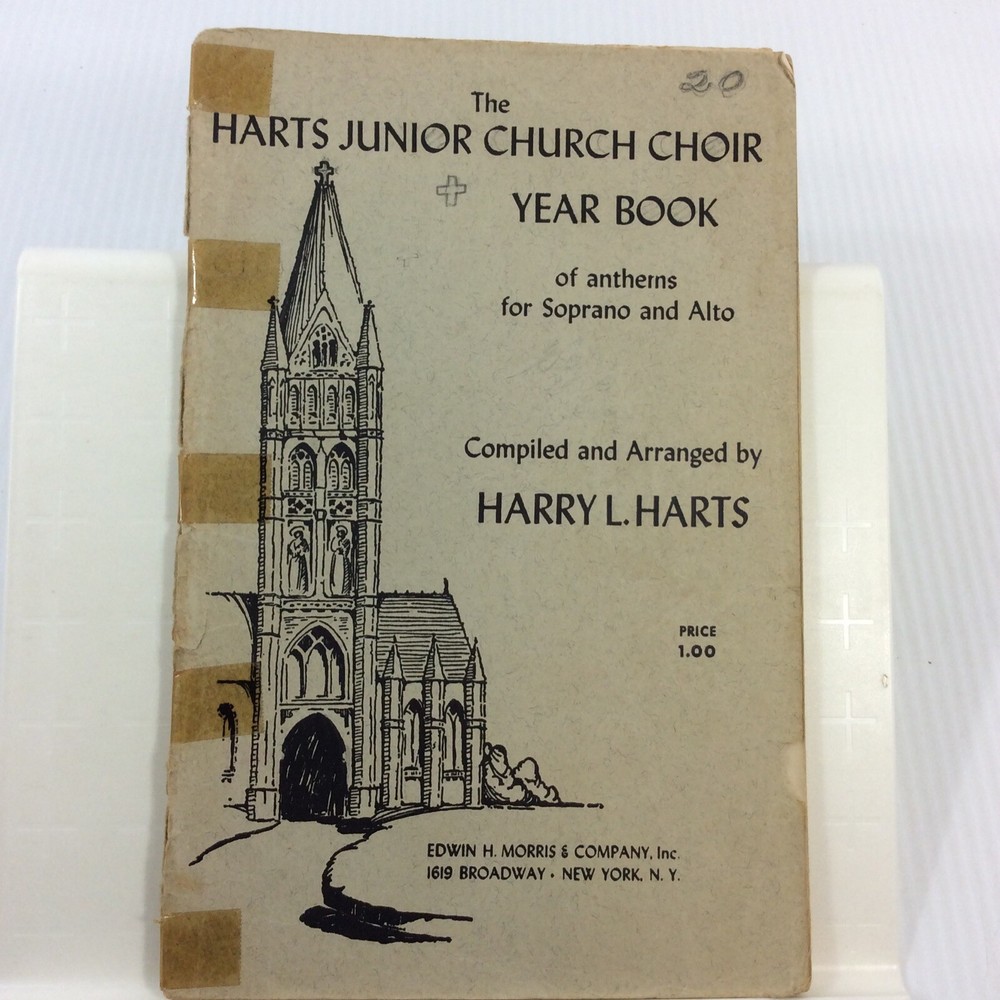 Harts Junior Church Choir Year Bok Choral Music Songbook SA 1931