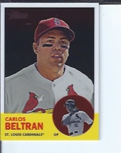 2012 Topps Heritage - Chrome Carlos Beltran #HP78 /1963