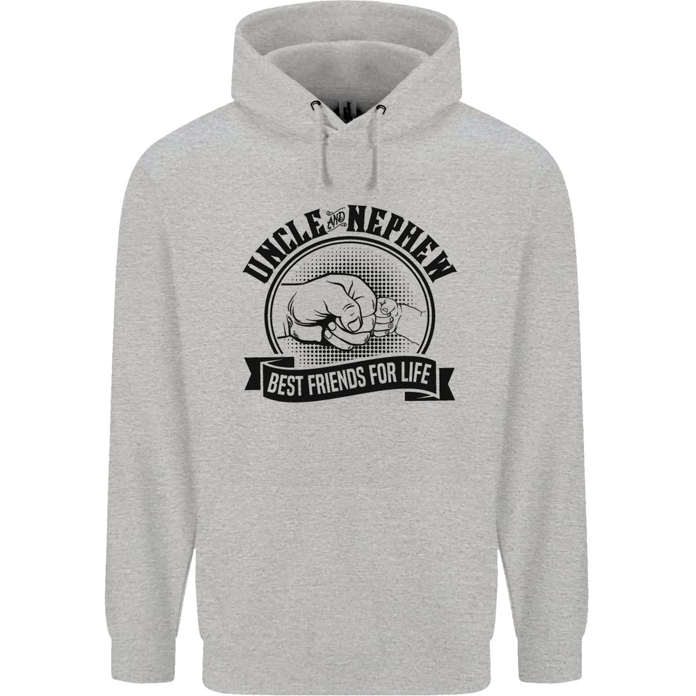 Uncle & Nephew Best Friends Uncles Day Mens 80% Cotton Hoodie