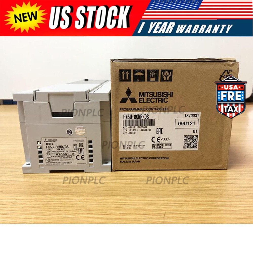 1PC Mitsubishi FX5U-80MR/DS PLC Module FX5U80MR/DS New In Box Fast Shipping