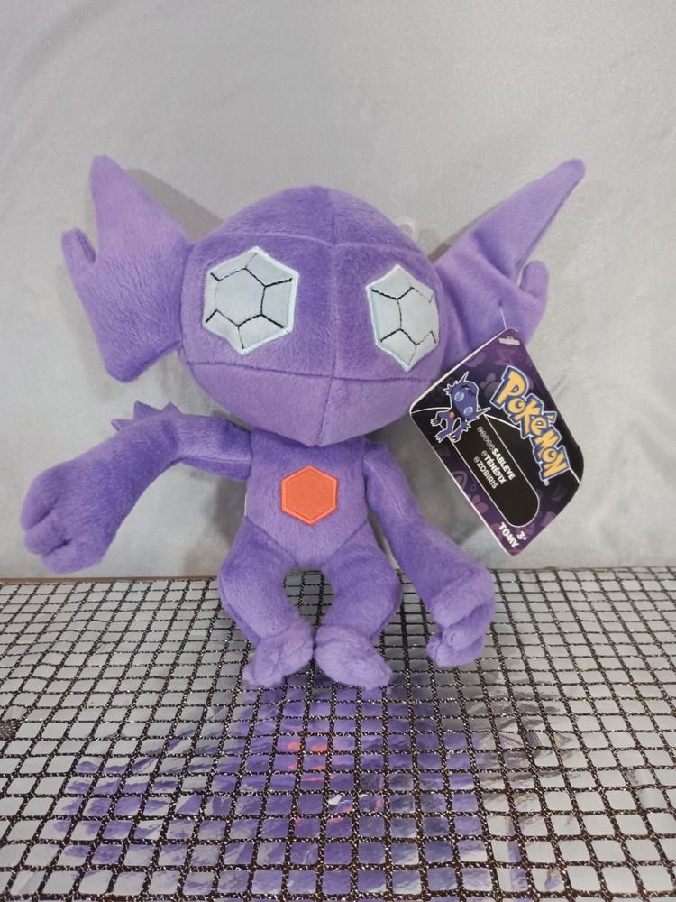 Pokemon Sableye Plush Figure Purple Jewel diamond TOMY 2017 Nintendo 8