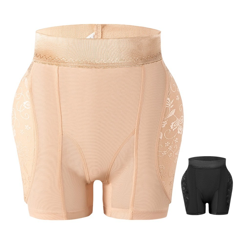 Women's Mid-Rise Shaping Pants with Removable Padding for Enhanced Curves