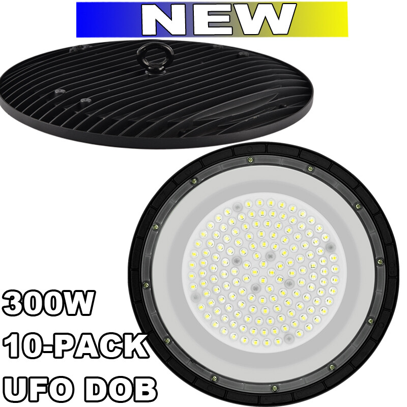 10PACK 300W UFO led high bay light  Factory Commercial Light Fixtures 6500K