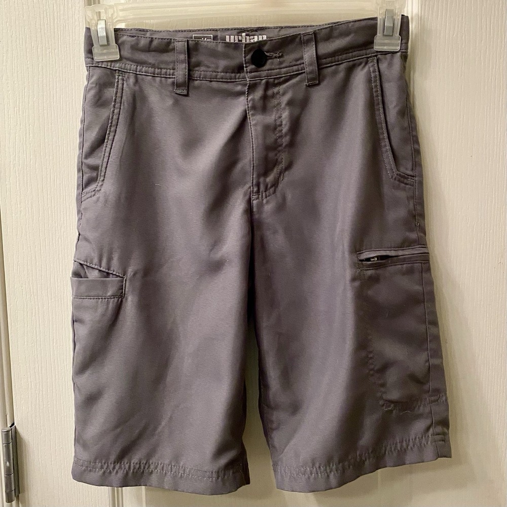 Urban Pipeline Cargo Shorts Boys Gray Size 14 Regular Adjustable Waist
