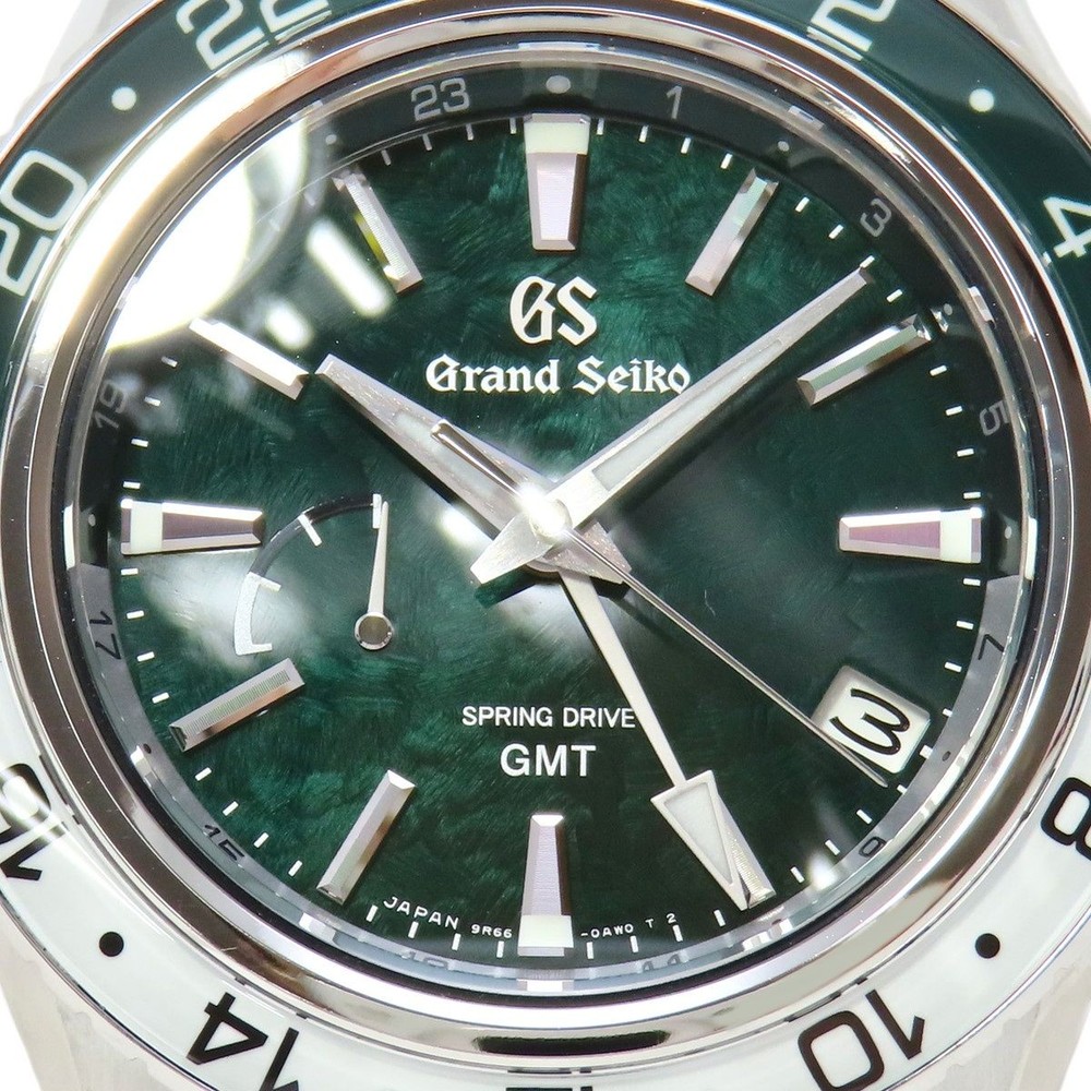 Grand Seiko Sports Collection Spring Drive GMT SBGE295 SS Green 136363